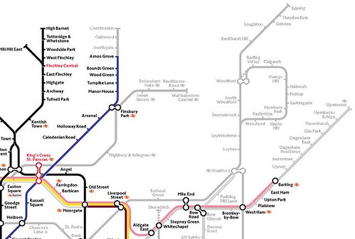 london train map