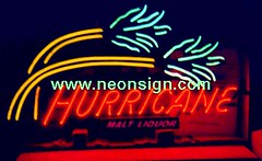 Hurricane Neon Sign