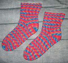Mom's rainbow socks