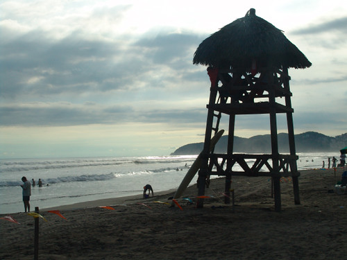 torre en la playa