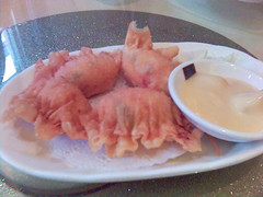 Deep fried prawn dumplings