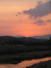 Nostalgic Sunset in Gokase River - Nobeoka, Miyazaki