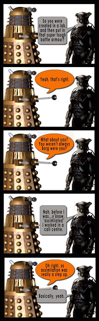 Dalek and Borg before