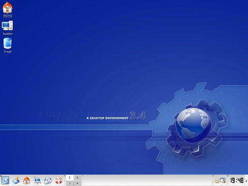 KDE 3.5 default desktop