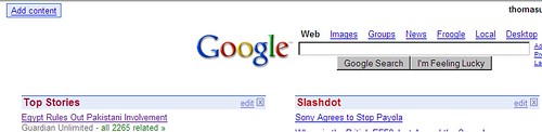 Google's Web Portal