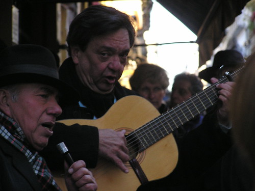 Dudes Singing in San Telmo