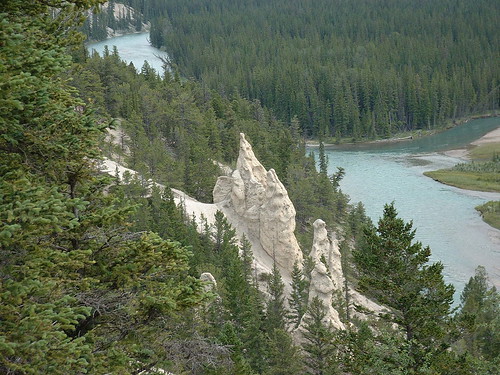 Woodoos outside of Banff
