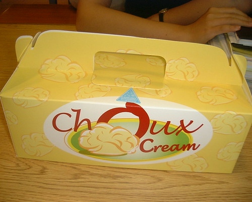 Choux cream: box