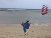 Man Playing With His Kite
