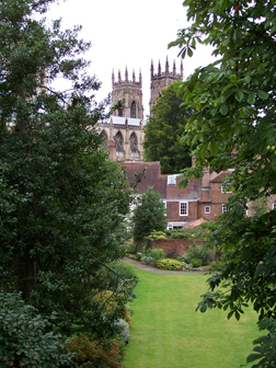 Minster through trees UP