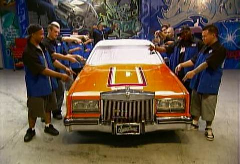 The boys at West Coast Customs with the new pimped out mobile.