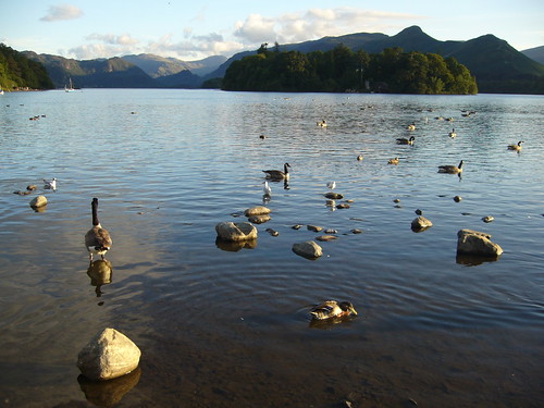 Derwent water, one of the major lakes in the Lake District