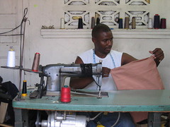 A tailor at work