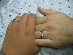 the wedding rings, at Mercy Hospital