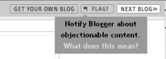 Blogger Navbar Flag Button