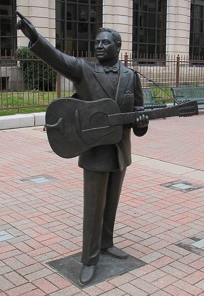 Leadbelly Statue at Shreveport, LA