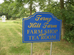 Ferny Hill Farm Sign